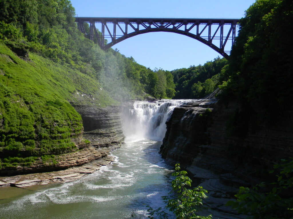 Upper Falls and Viaduct at Letchworth State Park