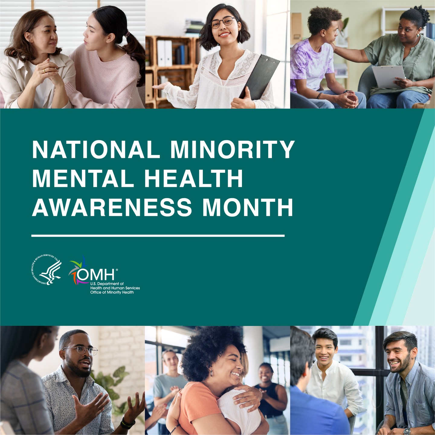 July is National Minority Mental Health Awareness Month. According to the CDC and HHS, Americans from racial and ethnic minority groups face unique additional challenges in receiving adequate mental health care, resulting in lower rates of treatment and diagnosis.Like other areas of health care, there is a notable lack of mental health equity. According to a study conducted by SAMHSA, an estimated 39 percent of Black or African American adults, 25 percent of Asian adults, and 36 percent of Hispanic/Latino adults with any mental illness were treated, compared to 52 percent of non-Hispanic white adults. The same study showed that suicide was the leading cause of death among Asian Americans and Pacific Islanders aged 10 to 19 and it was the second leading cause of death among those aged 20 to 34. (www.samhsa.gov)"Advance Better Mental Health Through Better Understanding" this #MinorityMentalHealth month. Learn more by exploring the resources @minorityhealth has available. Help to address health disparities impacting the mental well-being of racial and ethnic minority communities by learning more and taking action. Learn more here: https://minorityhealth.hhs.gov/minority-mental-health/ #MinorityHealth #MentalHealth #HealthEquity #MentalHealthEquity#BehavioralHealth